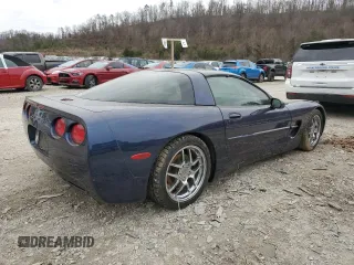 2001 Chevrolet Corvette with VIN 1G1YY22G515121394, listed as a Copart auction lot 47123245 with 0 mi miles and Salvage Title. Bid and sale history available at carsss.com. Image 3.