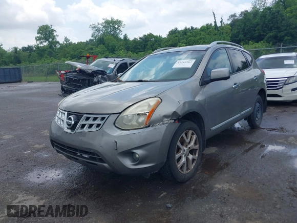 2013 Nissan Rogue S with VIN JN8AS5MT6DW025721, listed as a IAAI auction lot 42116961 with 178,657 mi miles and . Bid and sale history available at carsss.com. Image 17.