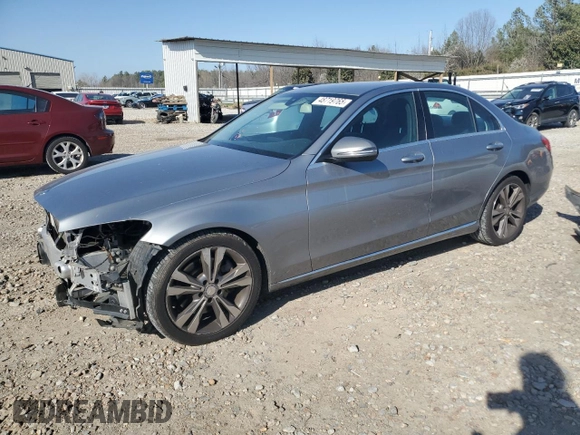 2016 Mercedes-Benz C 300 with VIN 55SWF4JB2GU166000, listed as a Copart auction lot 48719765 with 76,437 mi miles and Salvage Title. Bid and sale history available at carsss.com. Image 1.
