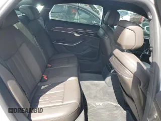 2021 Audi A8 with VIN WAU8DAF81MN011833, listed as a Copart auction lot 74031874 with 53,125 mi miles and Non Repairable. Bid and sale history available at carsss.com. Image 10.