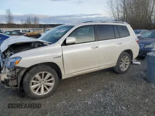 2010 Toyota Highlander Hybrid with VIN JTEBW3EH0A2042466, listed as a Copart auction lot 46064815 with 111,649 mi miles and Salvage Title. Bid and sale history available at carsss.com. Image 1.