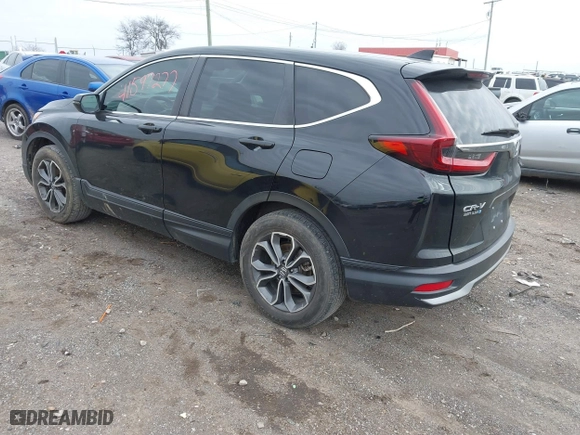 2021 Honda CR-V EX with VIN 7FARW1H53ME007869, listed as a IAAI auction lot 41597277 with 72,311 mi miles. Bid and sale history available at carsss.com. Image 3.