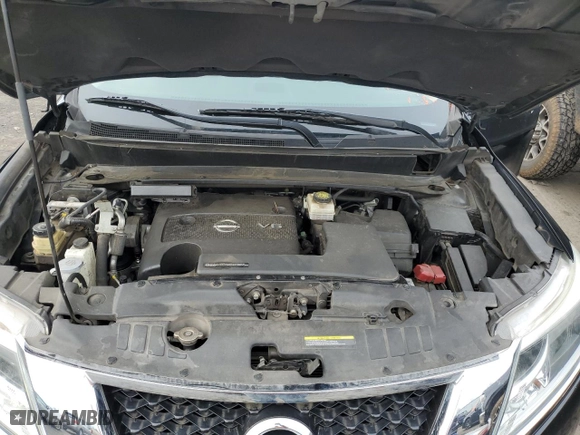 2015 Nissan Pathfinder S with VIN 5N1AR2MM8FC656503, listed as a Copart auction lot 46311115 with 118,320 mi miles and Salvage Title. Bid and sale history available at carsss.com. Image 12.