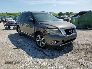2015 Nissan Pathfinder Platinum z VIN 5N1AR2MN2FC601666, wystawiony jako Copart lot #56070145 z przebiegiem 187 875 mil mil oraz Szkoda całkowita • Salvage title. Historia ofert i sprzedaży dostępna na DreamBid. Obrazek 14.