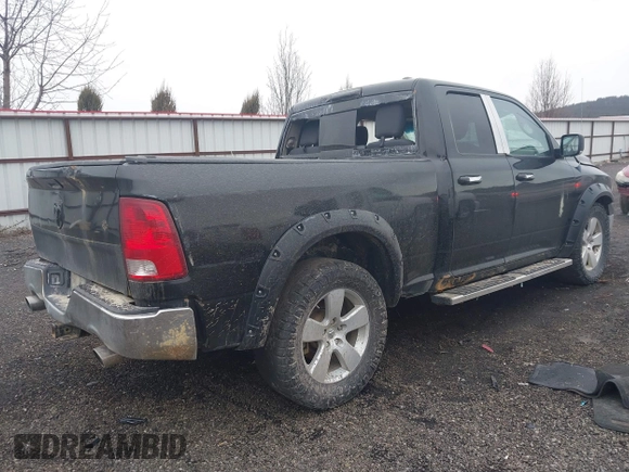 2011 Ram 1500 ST with VIN 1D7RV1GT7BS639665, listed as a IAAI auction lot 41603777 with 161,648 mi miles. Bid and sale history available at carsss.com. Image 4.