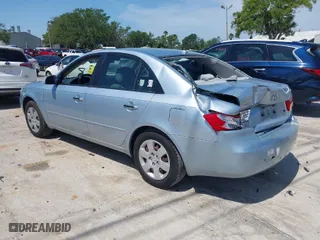 2007 Hyundai Sonata GLS with VIN 5NPET46C97H246516, listed as a IAAI auction lot 41934279 with 123,896 mi miles. Bid and sale history available at carsss.com. Image 3.
