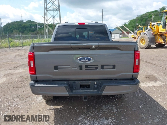 2021 Ford F-150 XL with VIN 1FTFW1E56MKE74015, listed as a IAAI auction lot 42172934 with 27,186 mi miles and . Bid and sale history available at DreamBid. Image 17.