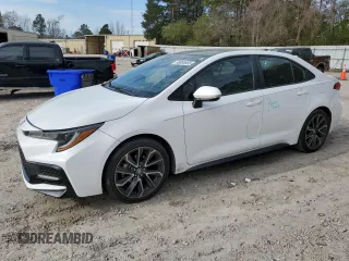 2022 Toyota Corolla SE with VIN 5YFS4MCE6NP121219, listed as a Copart auction lot 50880665 with 73,037 mi miles and Salvage Title. Bid and sale history available at carsss.com. Image 1.