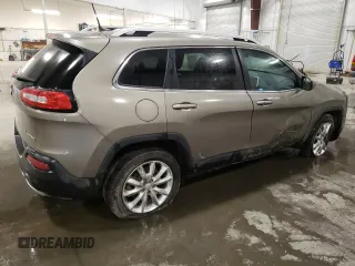 2017 Jeep Cherokee Limited with VIN 1C4PJLDS2HW662518, listed as a Copart auction lot 46896275 with 75,112 mi miles and Salvage title. Bid and sale history available at DreamBid. Image 3.