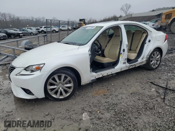 2015 Lexus IS 250 with VIN JTHBF1D27F5078097, listed as a Copart auction lot 43129885 with 96,318 mi miles and Salvage Title. Bid and sale history available at carsss.com. Image 1.