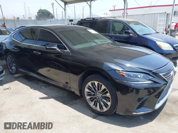 2019 Lexus LS 500 with VIN JTHC51FF6K5005658, listed as a IAAI auction lot 42593636 with 99,055 mi miles and . Bid and sale history available at DreamBid. Image 13.