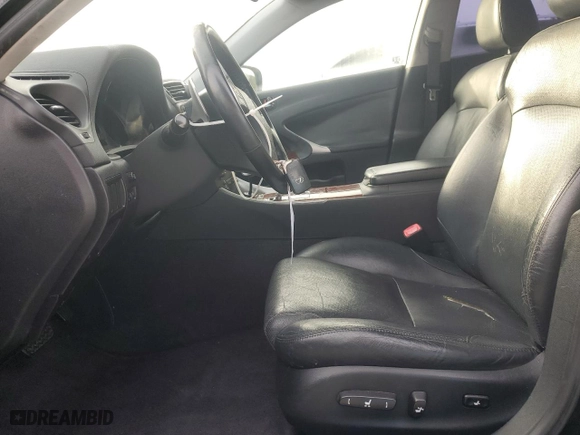 2007 Lexus IS 250 with VIN JTHBK262675031949, listed as a Copart auction lot 48436805 with 157,855 mi miles and Salvage Title. Bid and sale history available at carsss.com. Image 7.