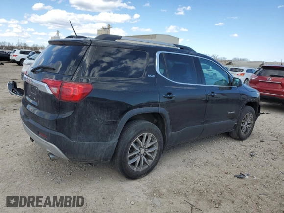 2018 GMC Acadia SLE with VIN 1GKKNLLS4JZ108275, listed as a Copart auction lot 49986125 with 100,457 mi miles and Salvage Title. Bid and sale history available at DreamBid. Image 3.