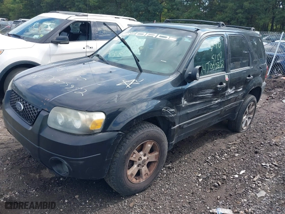 2005 Ford Escape XLT with VIN 1FMYU93185KE46923, listed as a IAAI auction lot 40062345 with 999,999 mi miles. Bid and sale history available at carsss.com. Image 2.