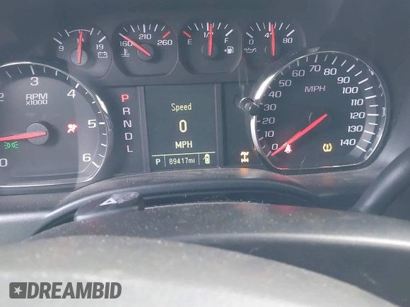 2017 Chevrolet Silverado 1500 Custom with VIN 1GCVKPEC8HZ130935, listed as a IAAI auction lot 41270314 with 89,417 mi miles. Bid and sale history available at carsss.com. Image 7.