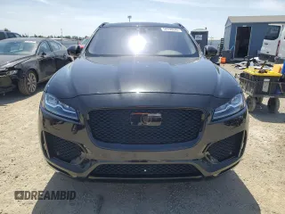 2019 Jaguar F-Pace S with VIN SADCM2FV1KA395386, listed as a Copart auction lot 54336645 with 43,020 mi miles and Salvage Title. Bid and sale history available at DreamBid. Image 5.