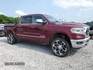 2019 Ram 1500 Limited with VIN 1C6SRFHT4KN707387, listed as a Copart auction lot 59544015 with 111,551 mi miles and Salvage title. Bid and sale history available at DreamBid. Image 4.