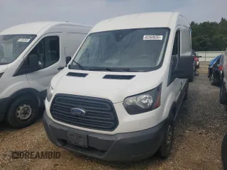 2019 Ford Transit with VIN 1FTYE1CM1KKA53998, listed as a Copart auction lot 63350835 with 198,493 mi miles and Salvage title. Bid and sale history available at DreamBid. Image 1.