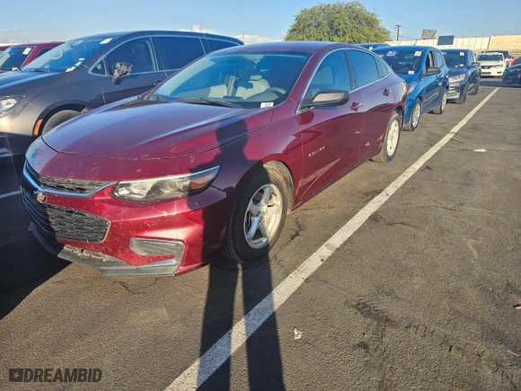 2016 Chevrolet Malibu LS with VIN 1G1ZB5ST2GF253441, listed as a Copart auction lot 44616585 with 119,264 mi miles and Salvage Title. Bid and sale history available at carsss.com. Image 2.