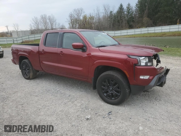 2023 Nissan Frontier SV with VIN 1N6ED1FK3PN617590, listed as a Copart auction lot 78668564 with 17,489 mi miles and Salvage Title. Bid and sale history available at carsss.com. Image 4.