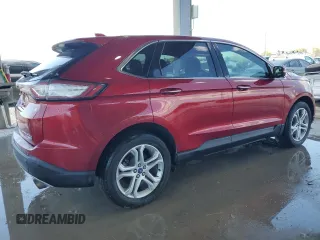 2016 Ford Edge Titanium with VIN 2FMPK4K95GBC17480, listed as a Copart auction lot 53301865 with 101,578 mi miles and Clean Title. Bid and sale history available at carsss.com. Image 3.