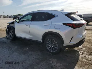 2025 Lexus NX with VIN JTJGGCEZ5S5010402, listed as a Copart auction lot 53383255 with 12,499 mi miles and Salvage Title. Bid and sale history available at carsss.com. Image 2.