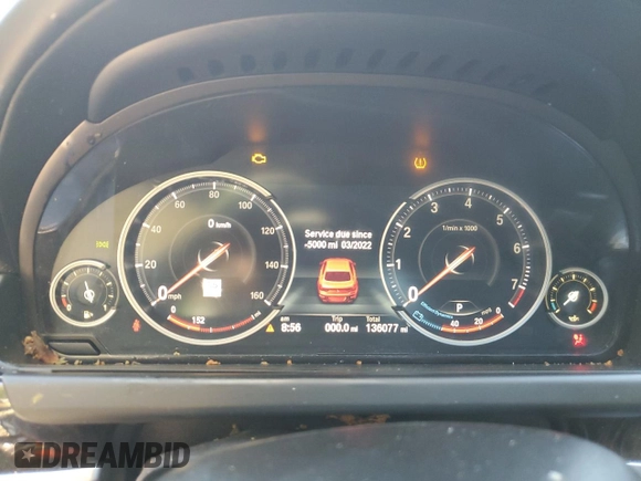 2014 BMW 6 Series 650i xDrive z VIN WBA6B4C54ED371520, wystawiony jako Copart lot #75107784 z przebiegiem 136 077 mil mil oraz Szkoda całkowita • Salvage title. Historia ofert i sprzedaży dostępna na DreamBid. Obrazek 9.