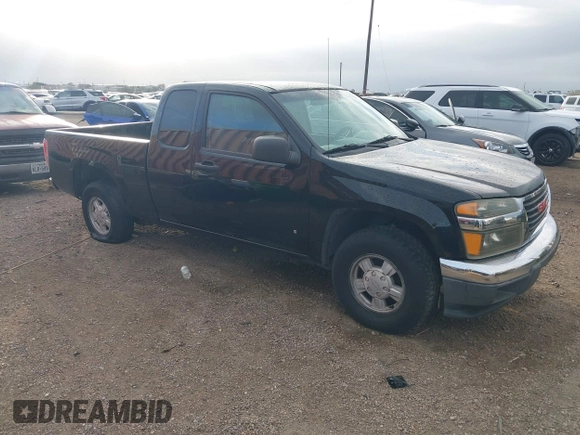 2007 GMC Canyon SL with VIN 1GTCS19EX78252930, listed as a IAAI auction lot 41205302 with 184,769 mi miles. Bid and sale history available at carsss.com. Image 1.