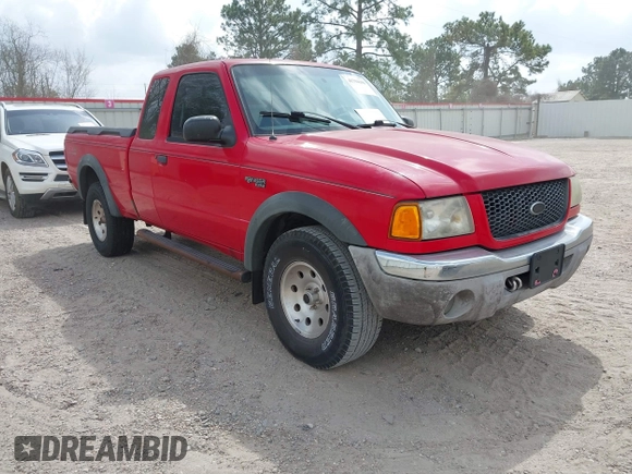 2002 Ford Ranger XL Fleet with VIN 1FTZR45E32TA50496, listed as a IAAI auction lot 41794100 with 168,313 mi miles. Bid and sale history available at carsss.com. Image 1.