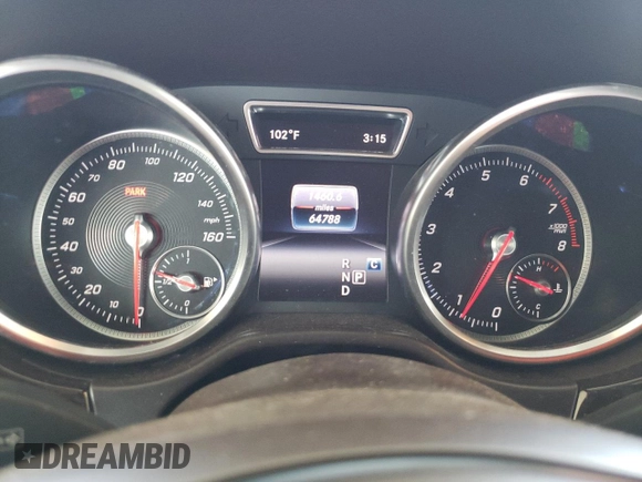 2017 Mercedes-Benz GLS 450 with VIN 4JGDF6EEXHA868385, listed as a Copart auction lot 63715634 with 64,788 mi miles and Salvage Title. Bid and sale history available at DreamBid. Image 9.