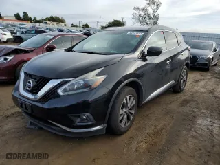 2018 Nissan Murano Platinum with VIN 5N1AZ2MG3JN150956, listed as a Copart auction lot 86761334 with 0 mi miles and Salvage Title. Bid and sale history available at carsss.com. Image 1.