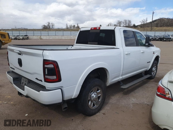 2021 Ram 2500 Laramie with VIN 3C6UR5FL4MG612250, listed as a Copart auction lot 82898924 with 52,008 mi miles and Clean Title. Bid and sale history available at carsss.com. Image 3.