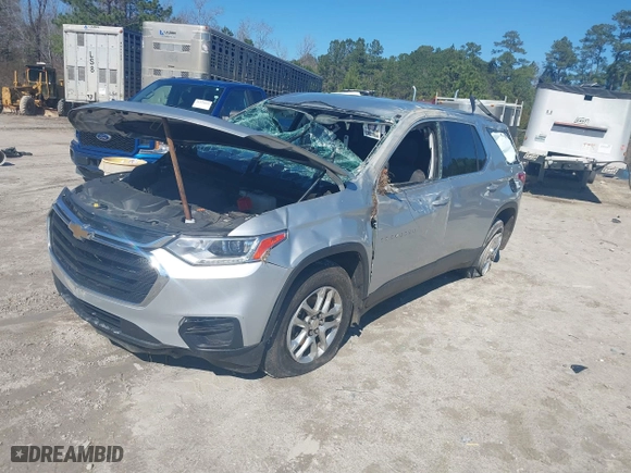 2020 Chevrolet Traverse LS with VIN 1GNERFKW9LJ213423, listed as a IAAI auction lot 41552511 with 83,757 mi miles. Bid and sale history available at carsss.com. Image 16.