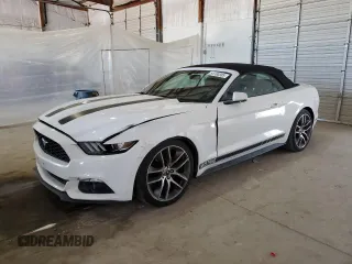 2015 Ford Mustang EcoBoost Premium with VIN 1FATP8UH8F5405323, listed as a Copart auction lot 54180385 with 125,609 mi miles and Salvage title. Bid and sale history available at DreamBid. Image 1.