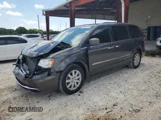 2016 Chrysler Town & Country Touring with VIN 2C4RC1BGXGR254801, listed as a Copart auction lot 55977875 with 74,640 mi miles and Salvage Title. Bid and sale history available at DreamBid. Image 1.