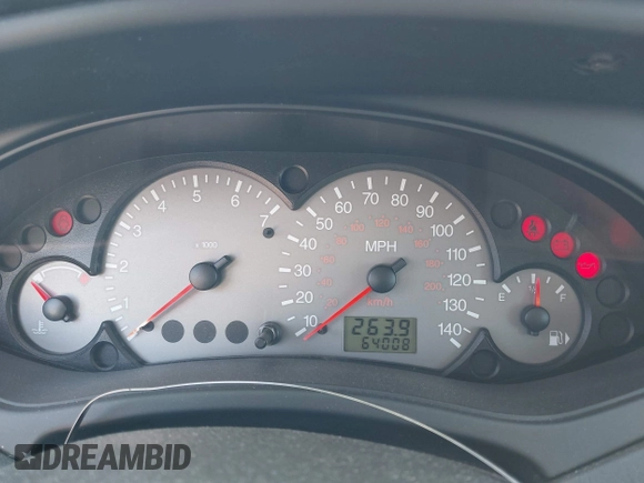 2003 Ford Focus ZX3 with VIN 3FAHP31323R119865, listed as a IAAI auction lot 42738163 with 64,008 mi miles and . Bid and sale history available at DreamBid. Image 7.