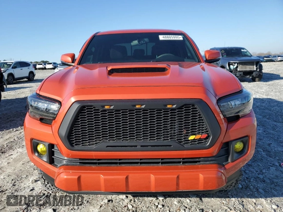 2017 Toyota Tacoma SR5 with VIN 5TFCZ5AN3HX117083, listed as a Copart auction lot 48805995 with 148,037 mi miles and Salvage Title. Bid and sale history available at DreamBid. Image 5.