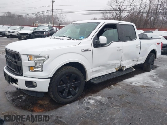 2016 Ford F-150 XLT with VIN 1FTFW1EFXGKD69412, listed as a IAAI auction lot 41495580 with 79,025 mi miles. Bid and sale history available at carsss.com. Image 2.