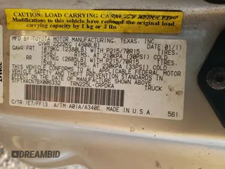 2011 Toyota Tacoma with VIN 5TFTX4CN7BX006332, listed as a Copart auction lot 44001785 with 202,992 mi miles and Salvage title. Bid and sale history available at DreamBid. Image 12.