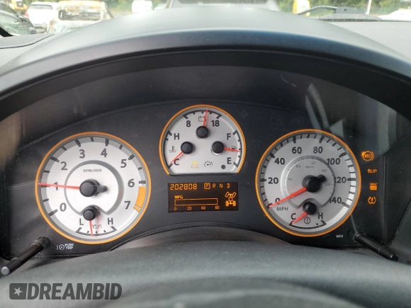2011 Nissan Titan PRO-4X with VIN 1N6AA0CC8BN304171, listed as a Copart auction lot 72195184 with 202,808 mi miles and Clean Title. Bid and sale history available at carsss.com. Image 9.