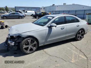2025 Mercedes-Benz C 300 with VIN W1KAF4GB8SR246638, listed as a Copart auction lot 56035335 with 742 mi miles and Salvage title. Bid and sale history available at DreamBid. Image 1.