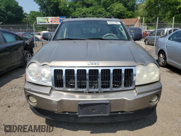 2006 Jeep Grand Cherokee Limited with VIN 1J4HR58N36C204427, listed as a Copart auction lot 60781185 with Not provided miles and Salvage title. Bid and sale history available at DreamBid. Image 5.
