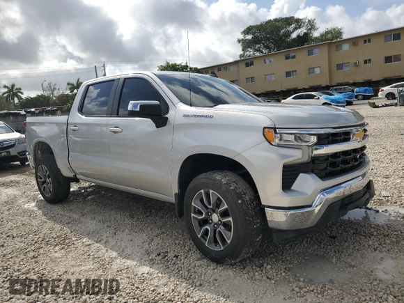 2022 Chevrolet Silverado 1500 LT with VIN 2GCPACED0N1502138, listed as a Copart auction lot 50809735 with 0 mi miles and Salvage Title. Bid and sale history available at carsss.com. Image 4.