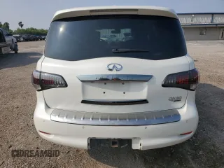 2015 Infiniti QX80 with VIN JN8AZ2NE2F9084048, listed as a Copart auction lot 51181725 with 199,096 mi miles and Salvage title. Bid and sale history available at DreamBid. Image 6.