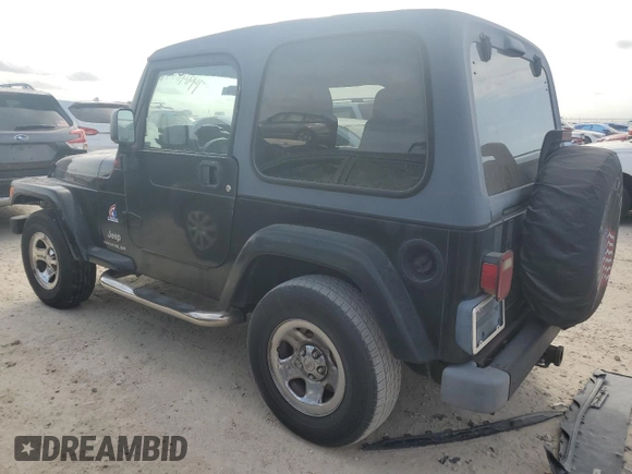 2003 Jeep Wrangler X with VIN 1J4FA39S33P364688, listed as a Copart auction lot 74842374 with Not Provided miles and Non Repairable. Bid and sale history available at carsss.com. Image 2.