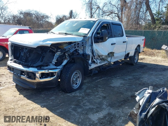 2023 Ford Super Duty F-250 SRW XL with VIN 1FT7W2BA4PEC97513, listed as a IAAI auction lot 41621677 with Not Provided miles. Bid and sale history available at carsss.com. Image 2.
