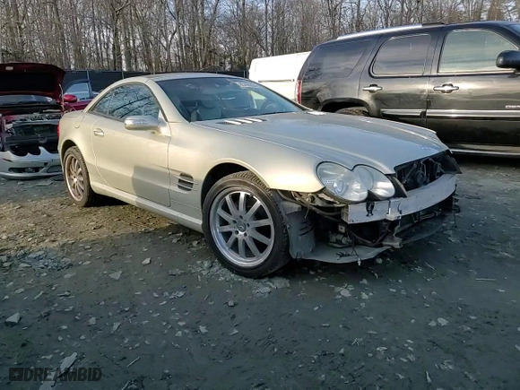 2004 Mercedes-Benz SL-Class with VIN WDBSK75F94F078884, listed as a Copart auction lot 85495054 with 0 mi miles and Salvage Title. Bid and sale history available at carsss.com. Image 11.
