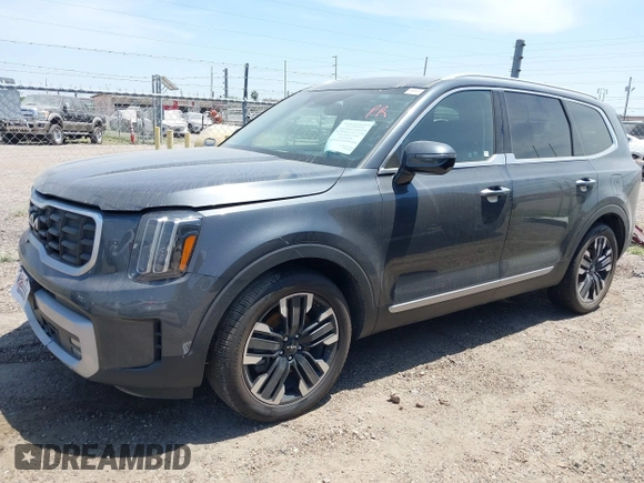 2024 Kia Telluride SX z VIN 5XYP54GC8RG441888, wystawiony jako IAAI lot #42046489 z przebiegiem Nie podano mil oraz . Historia ofert i sprzedaży dostępna na DreamBid. Obrazek 2.