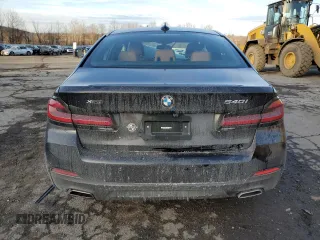 2023 BMW 5 Series 540i xDrive with VIN WBA73BJ01PCL40246, listed as a Copart auction lot 42847975 with Not Provided miles and Salvage Title. Bid and sale history available at carsss.com. Image 6.