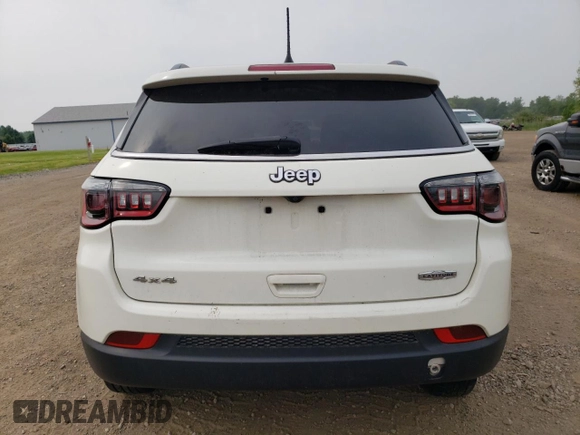 2021 Jeep Compass Latitude with VIN 3C4NJDBB5MT524553, listed as a Copart auction lot 60867305 with 80,314 mi miles and Salvage title. Bid and sale history available at DreamBid. Image 6.
